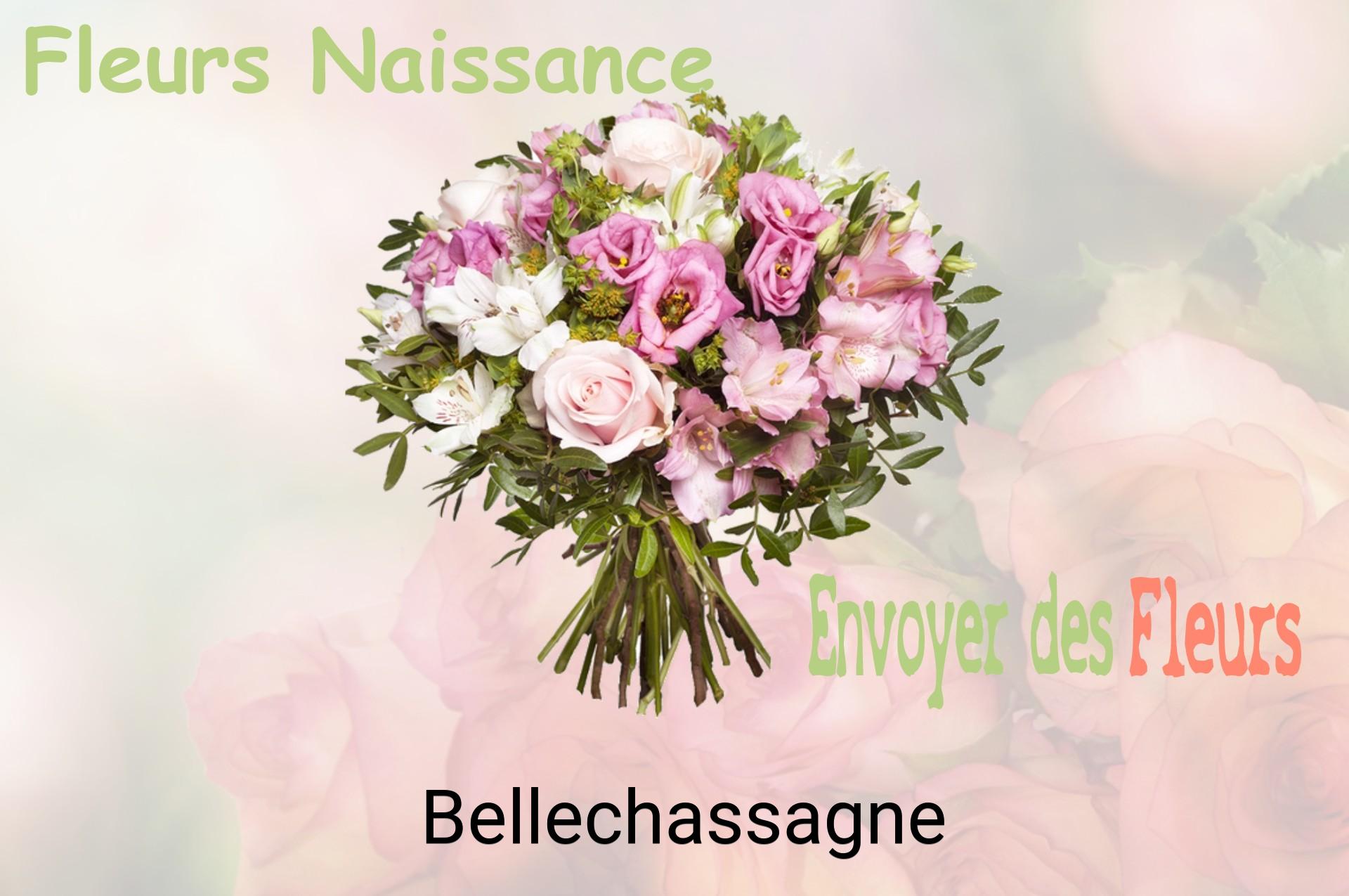 Bouquet de fleurs de naissance livré à Bellechassagne